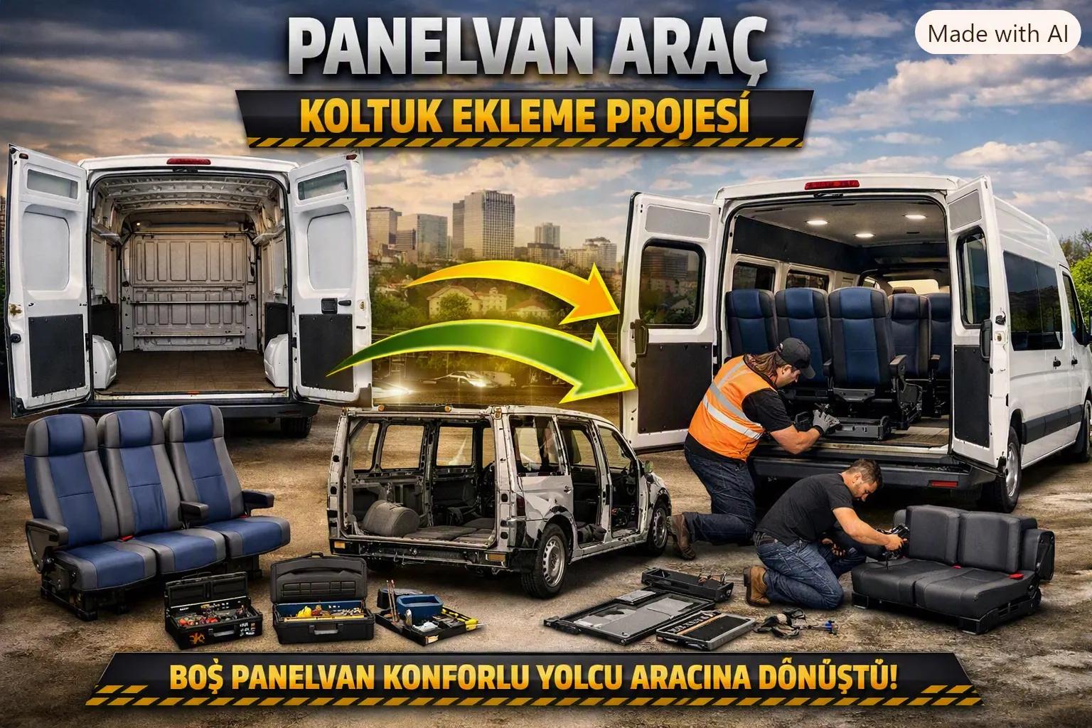 Panelvan Araç Koltuk Ekleme Projesi