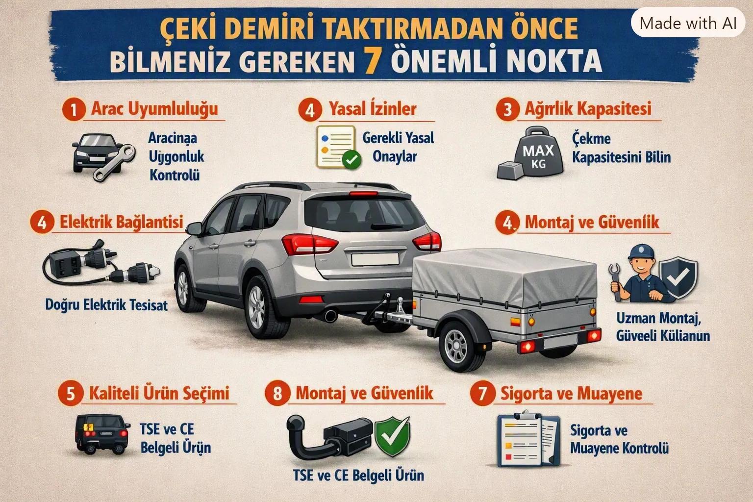 Çeki Demiri Taktırmadan Önce Bilmeniz Gereken 7 Önemli Nokta