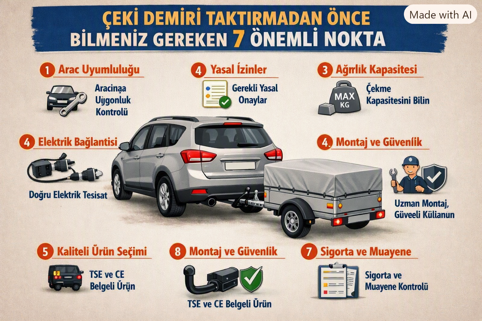 Çeki Demiri Taktırmadan Önce Bilmeniz Gereken 7 Önemli Nokta