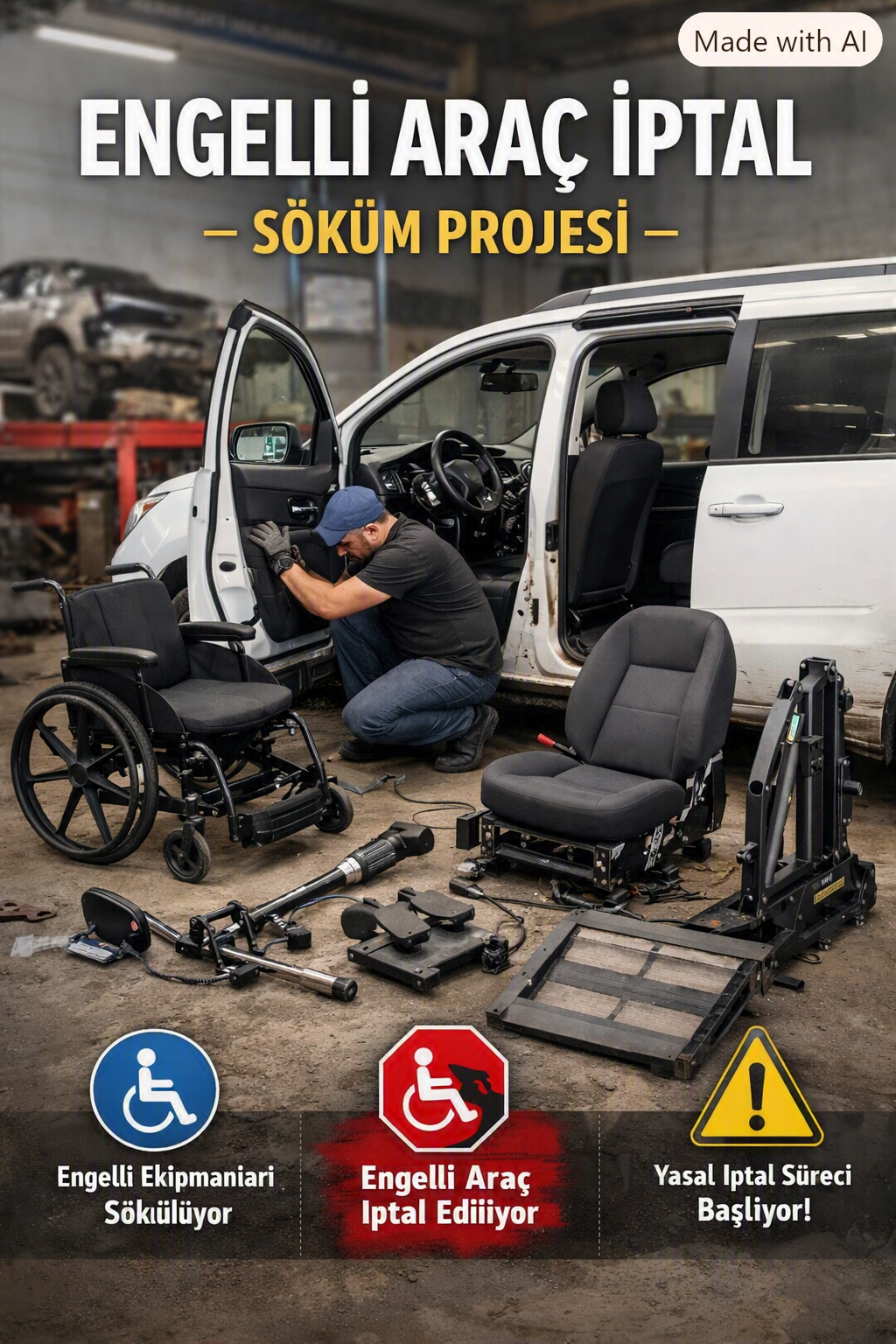 Engelli Araç İptal - Söküm Projesi