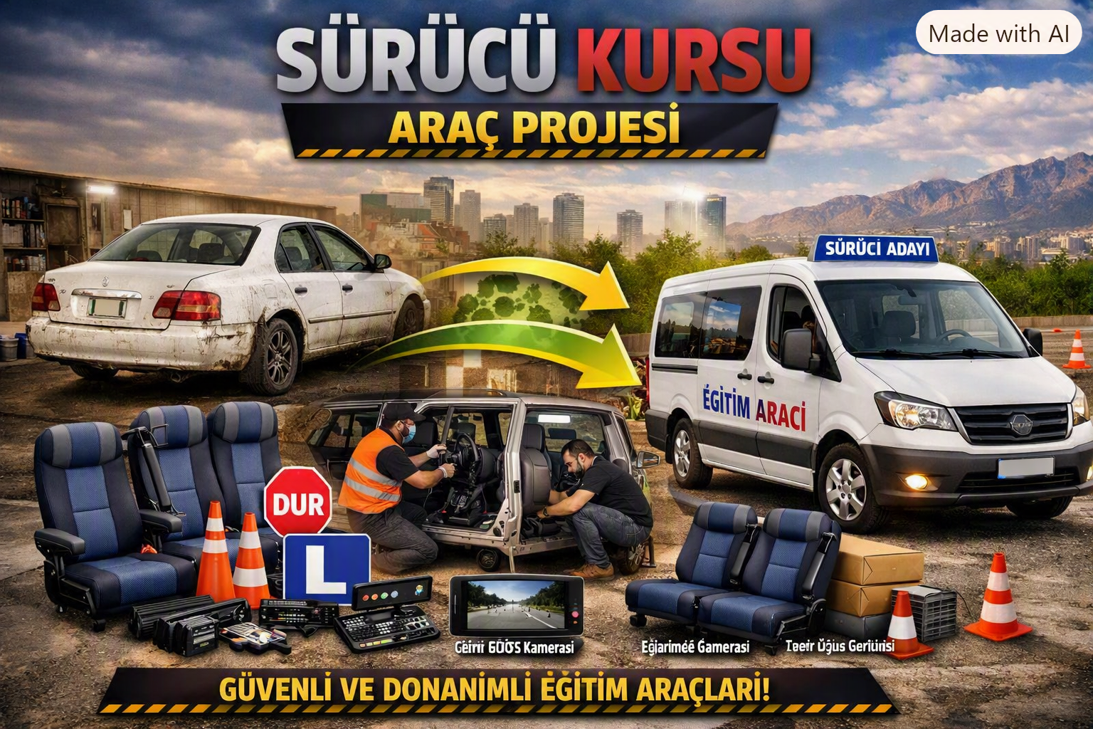 Sürücü Kursu Araç Projesi